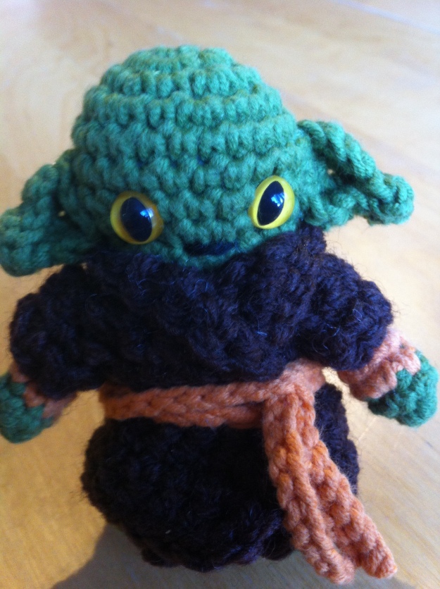 Crocheted Yoda